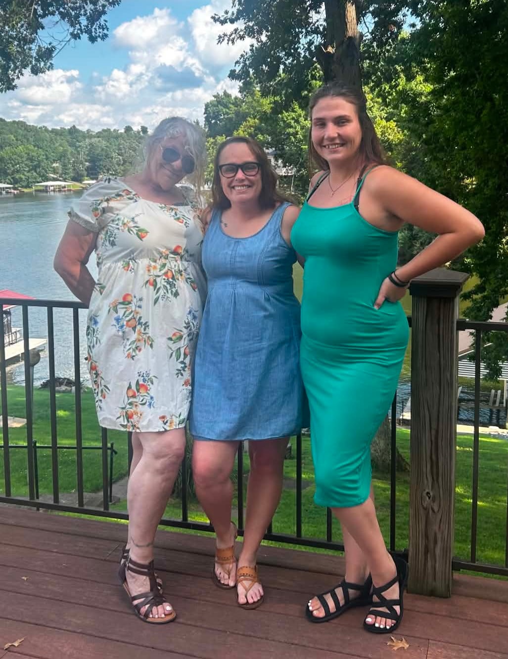 Gift House women together outdoors enjoying community in recovery